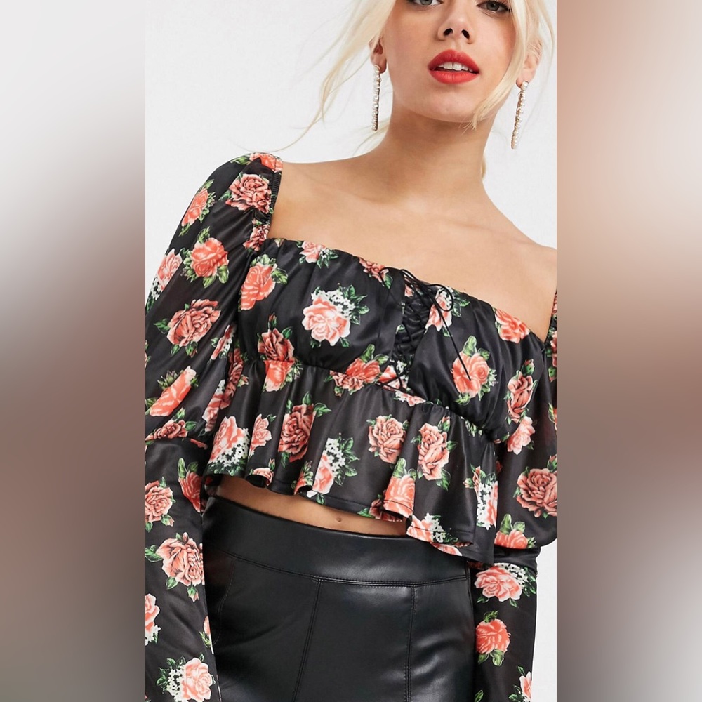 Asos petite neck top